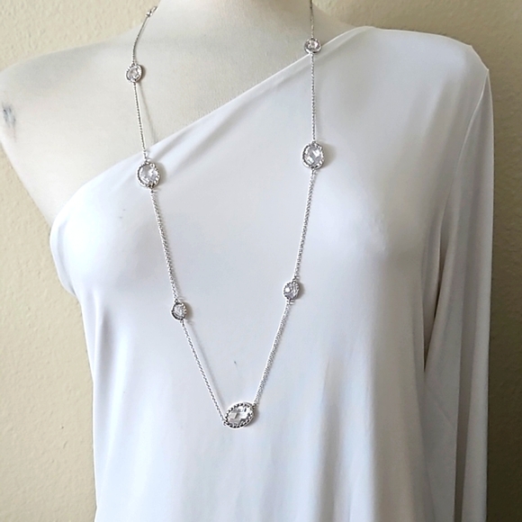 Express Tops - Express Women's One Shoulder White  Blouse
